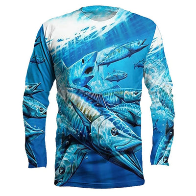 Men’s UPF50+ Fishing shirt| UV Protection & Moisture-Wicking Shirt