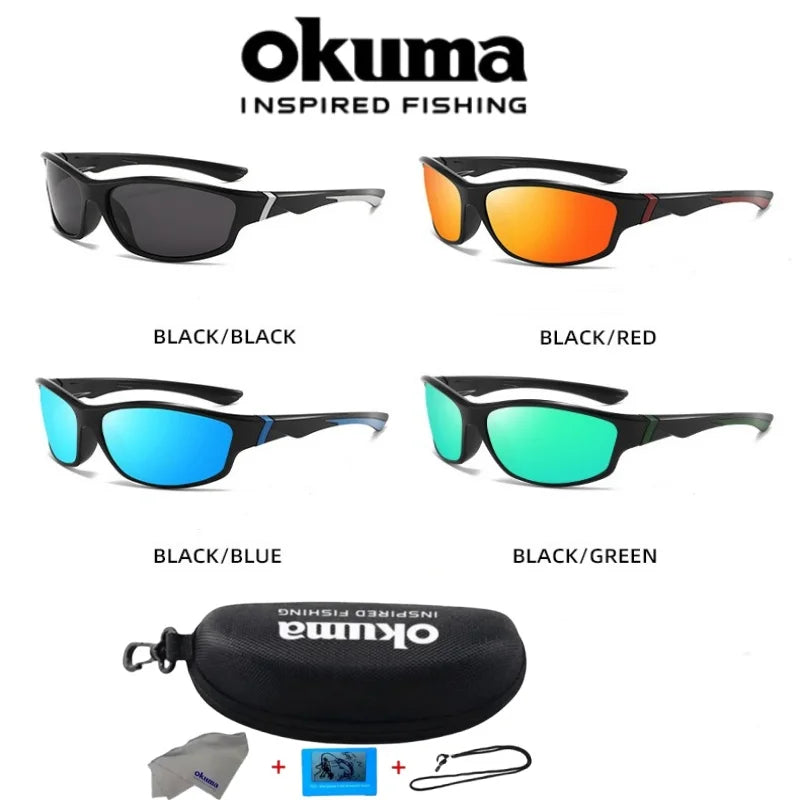 Okuma Polarized Fishing Sunglasses | UV400 Anti-Glare Outdoor Sports Eyewear