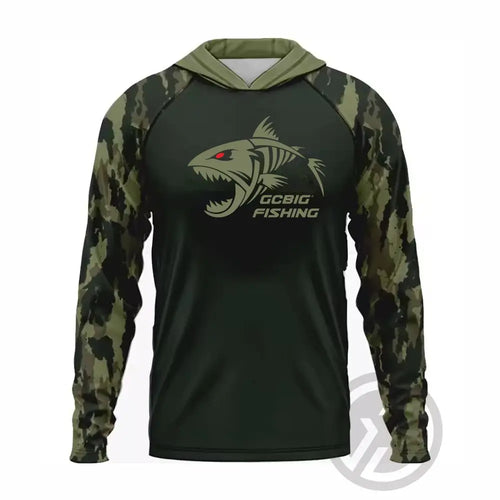 Men’s Long Sleeve Fishing Shirt – Quick-Dry, Breathable & UPF 50+ Sun Protection
