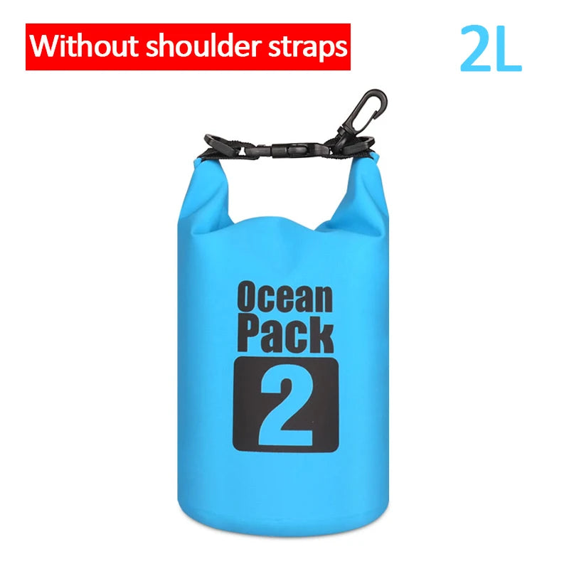 Waterproof Floating Dry Bag | 2L–30L | 500D | Fishing, Boating & Swimming