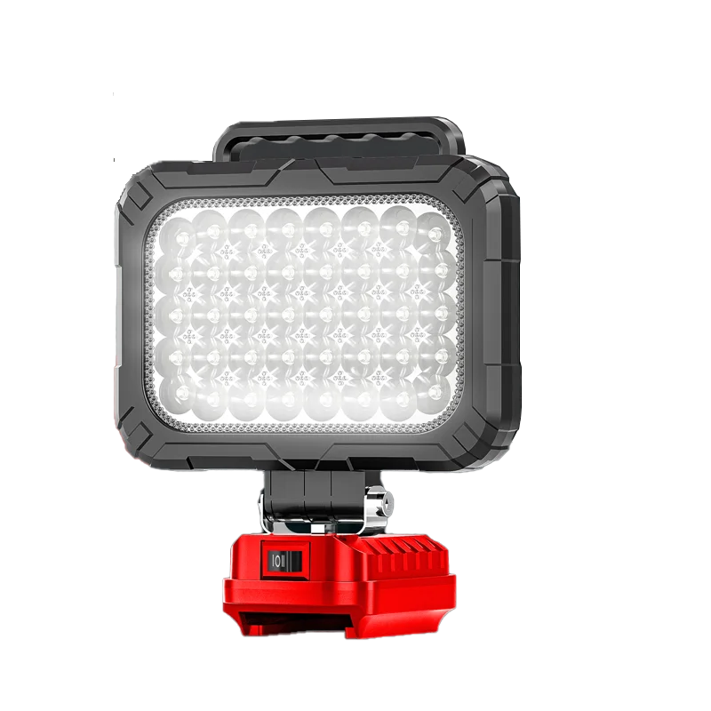 18V Battery LED Work Light For Milwaukee | Portable Jobsite & Fishing Lamp | Tool Battery Powered