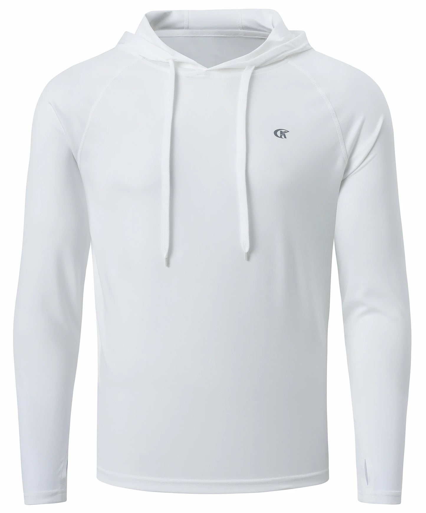 Men’s UPF 50+ Long Sleeve Hoodie Shirt | Quick-Dry Rash Guard | Lightweight Summer Outdoor Pullover
