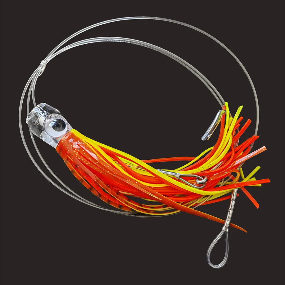 SWOLFY Trolling Skirt – 130 g / 26 cm Big Game Offshore Lure (Pre-Rigged, Saltwater)