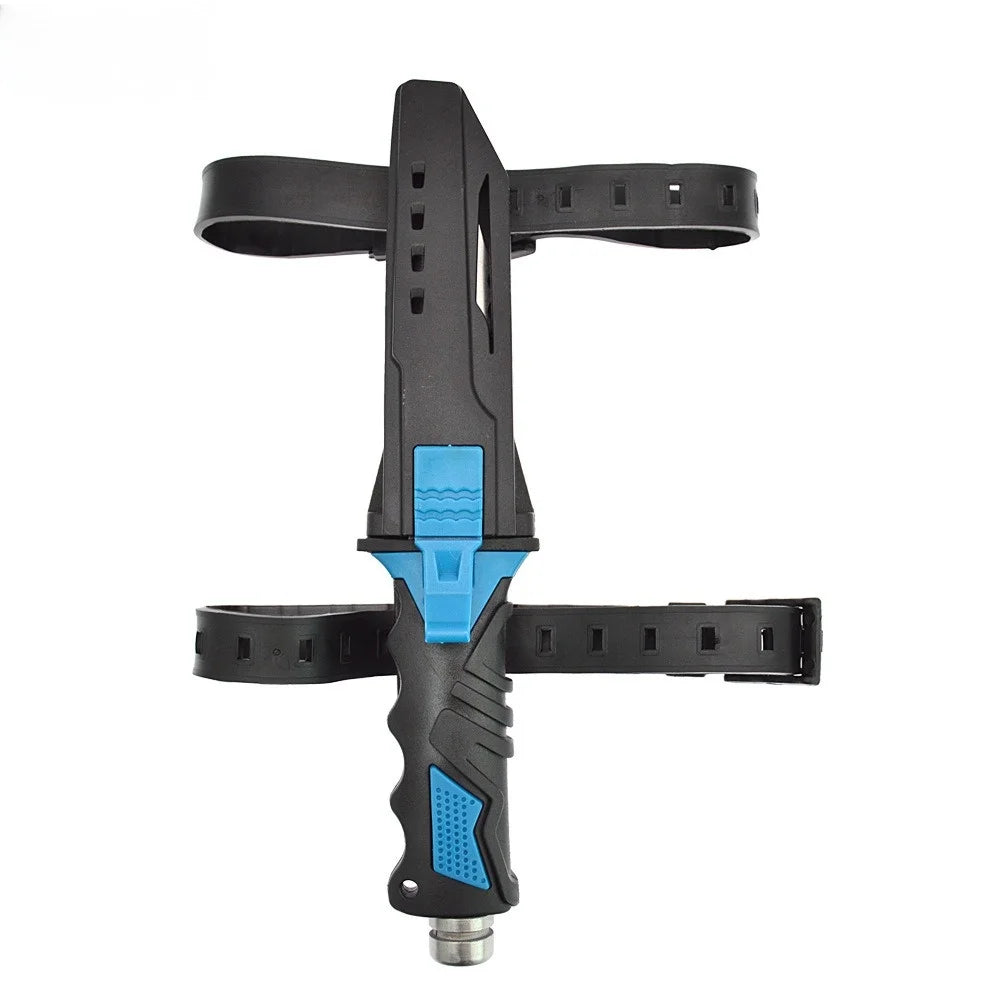 Dive Rescue Knife | Stainless Steel Fixed Blade | Leg Strap Mount