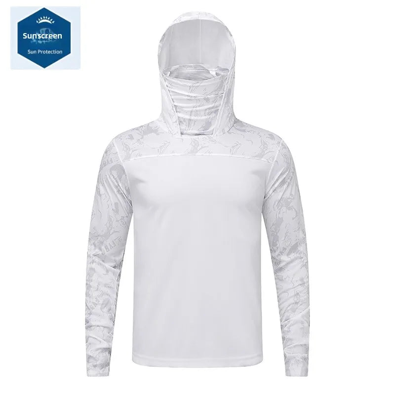 Summer Ultra-thin Men’s Sun Protection Fishing Shirt | Long Sleeve Performance Hoodie
