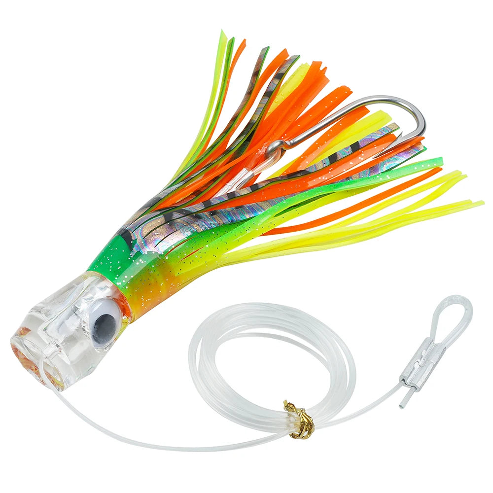 1-Piece Big Game Octopus Skirt Lure | Marlin & Tuna Trolling Skirt | Saltwater Deep Sea Bait