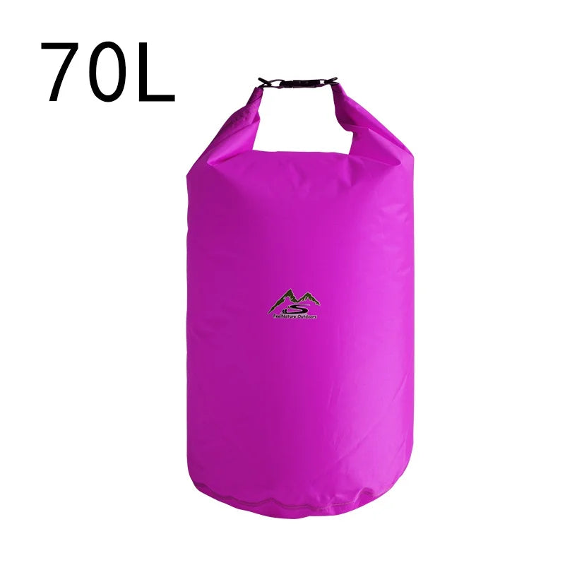 Heavy-Duty Waterproof Dry Bag | 5L–70L | Camping, Kayak & Fishing Use