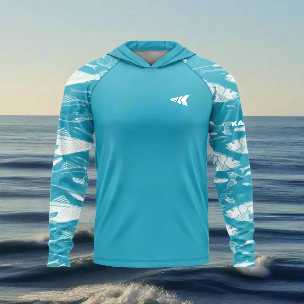 Quick-Dry Hooded Fishing Wear | Lightweight UPF50+ Outdoor Shirt