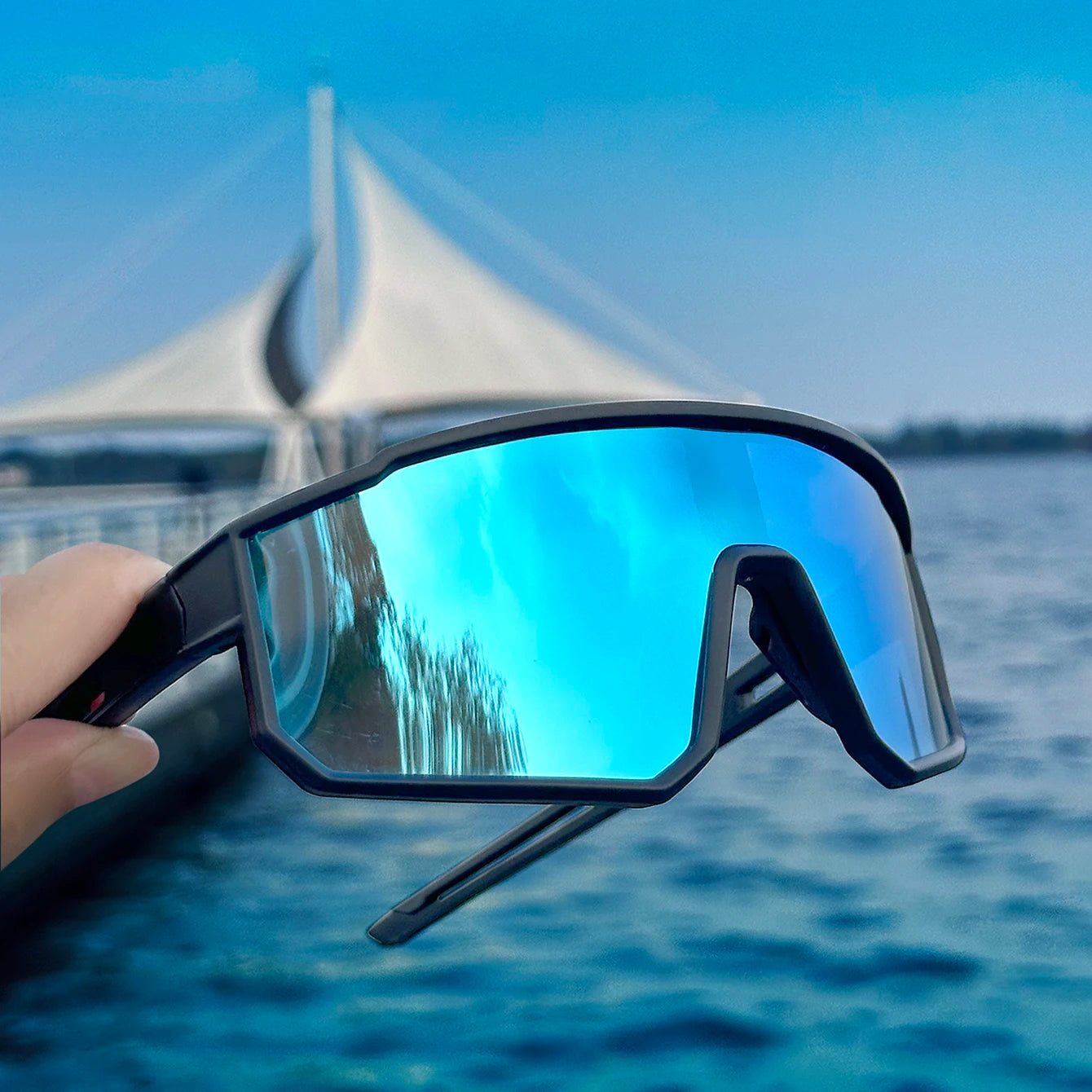 Polarized Fishing Sunglasses | UV Protection Outdoor Sports Eyewear for Fishing, Cycling & Running