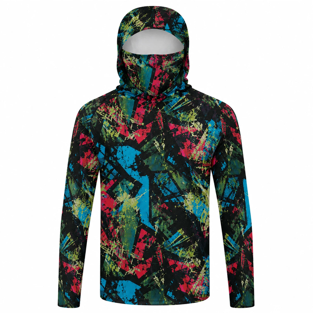 Men’s Hooded Long Sleeve Fishing Shirt | Lightweight UV Sun Protection Fishing Shirt