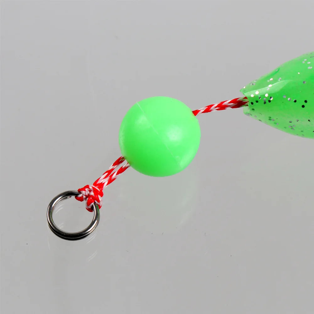 12cm Squid Jig Lure | 10g Octopus Skirt Bait with Double Hook | Saltwater Fishing Lure
