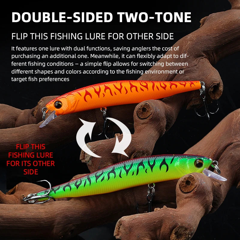 Magic Works 80mm Suspending Minnow Lure | 5.1g Jerkbait Hardbody