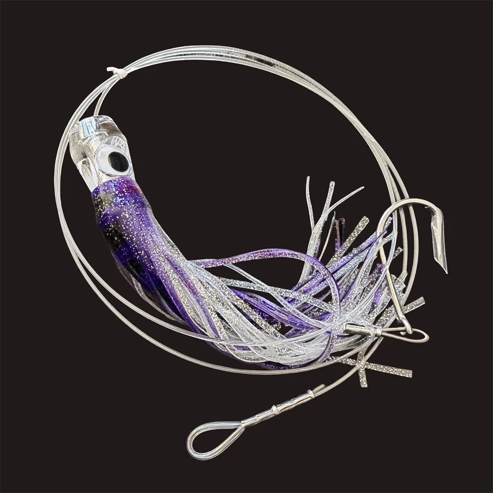 SWOLFY Trolling Skirt – 130 g / 26 cm Big Game Offshore Lure (Pre-Rigged, Saltwater)
