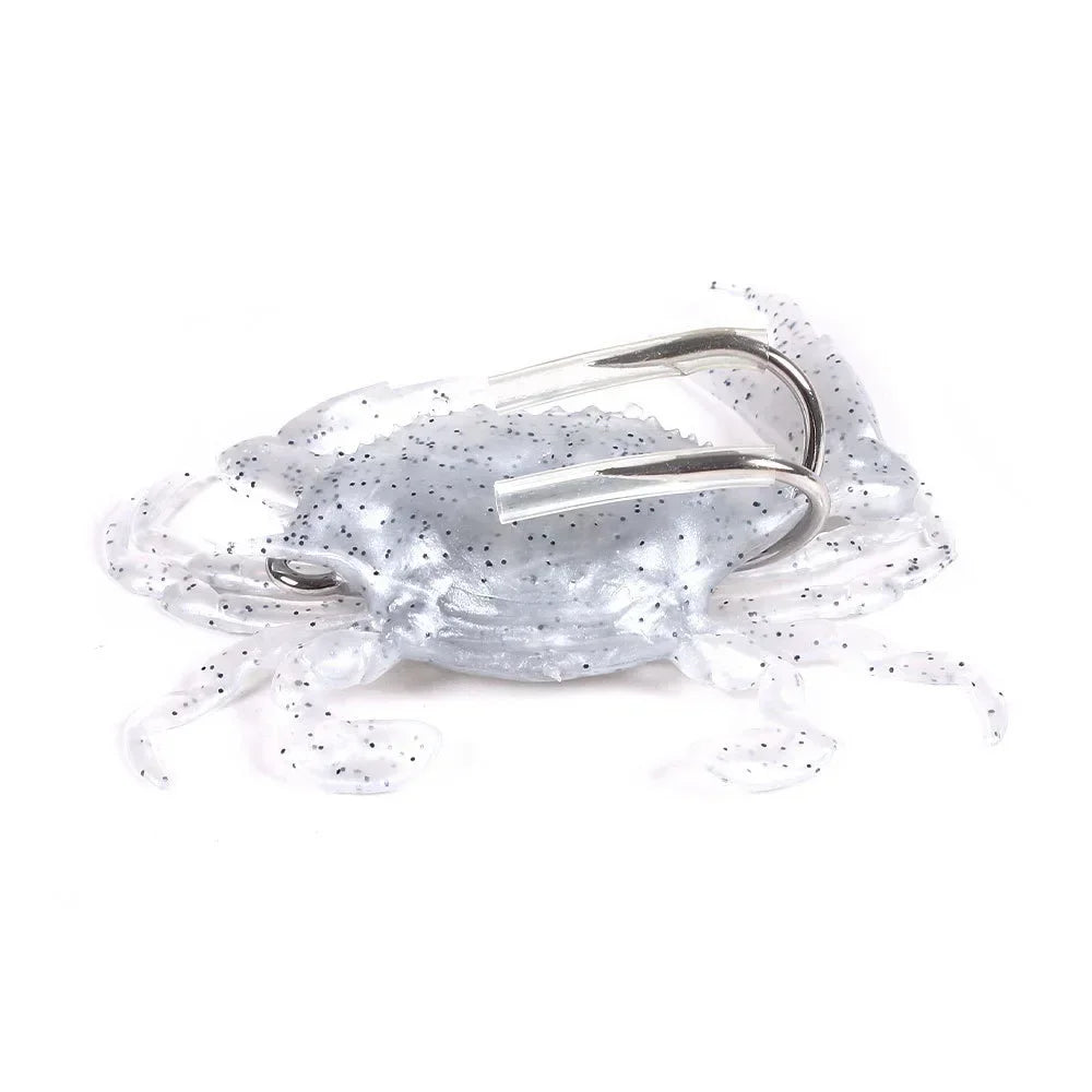 ALASICKA 3D Crab Soft Lure | 8cm / 10cm | Realistic Crab Bait | 5–10pcs Saltwater Soft Plastics