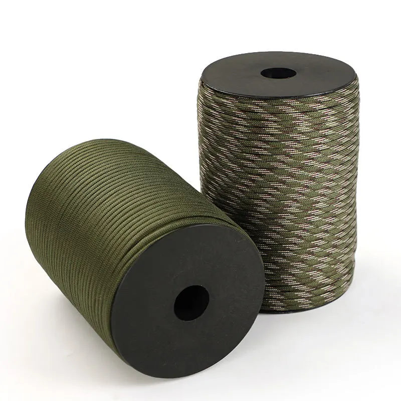 550 Paracord Rope | 4mm 9-Core Survival Cord | 50m / 100m Outdoor Utility Rope