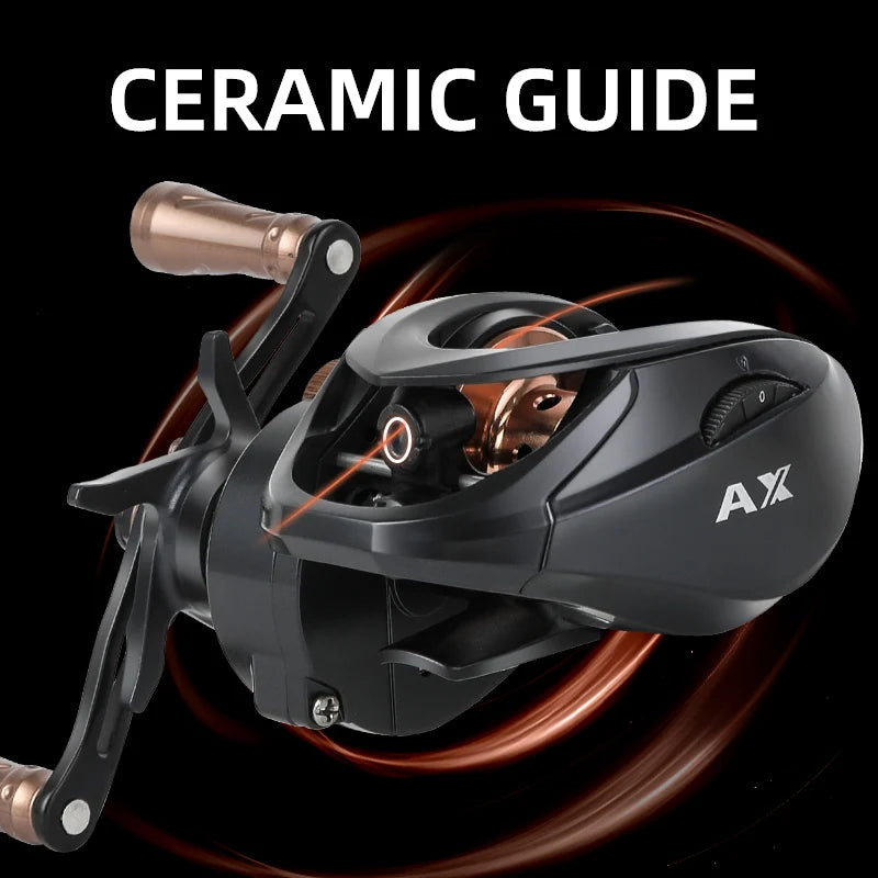 BILLINGS AX200 Baitcasting Reel | 7.2:1 Gear Ratio | 6kg Drag | 4+1 Bearings | Ultralight Baitcaster