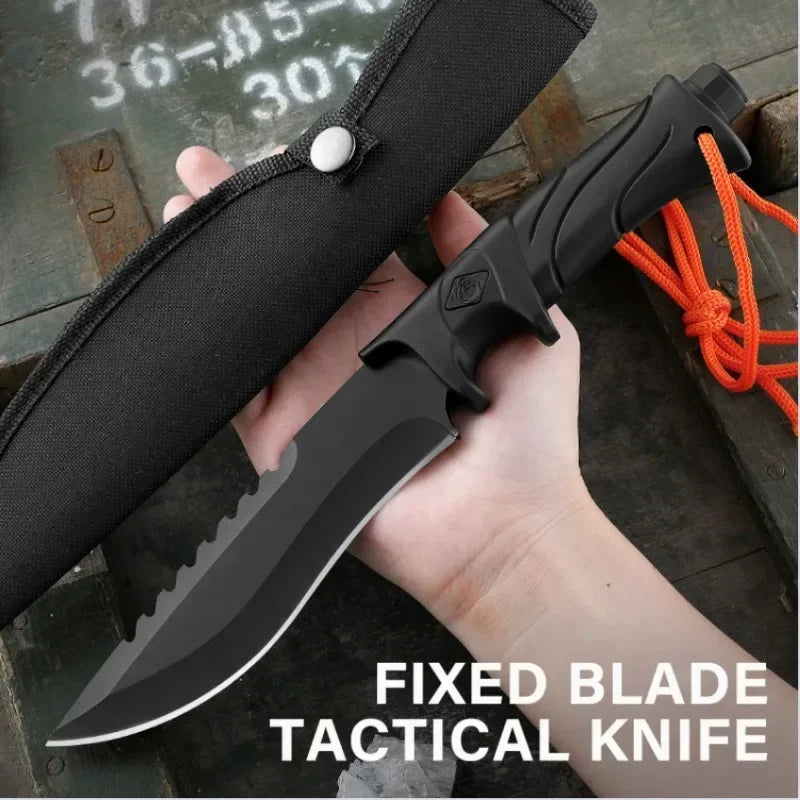 Fixed Blade Outdoor Knife | 5Cr15 Steel Blade | 20cm Overall Length