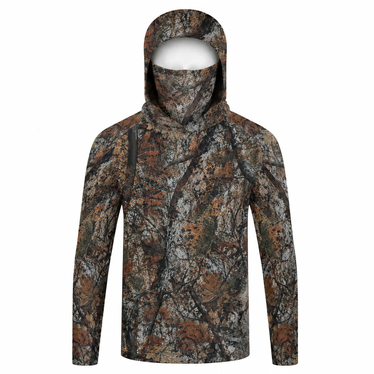 Men’s Hooded Long Sleeve Fishing Shirt | Lightweight UV Sun Protection Fishing Shirt