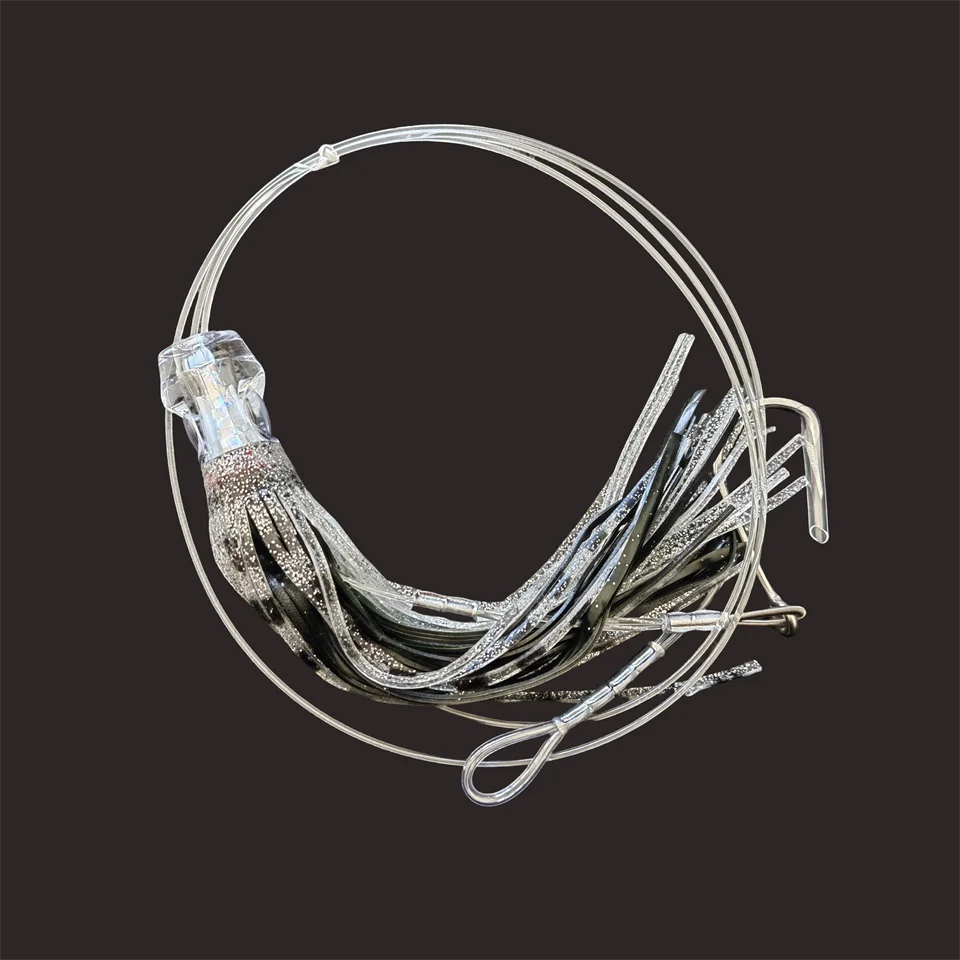 SWOLFY Trolling Skirt – 130 g / 26 cm Big Game Offshore Lure (Pre-Rigged, Saltwater)