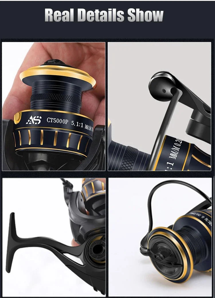Mavllos SHARK Spinning Reel | 10kg Drag | 5.7:1 Ratio | Anti-Corrosion Saltwater Jigging Reel