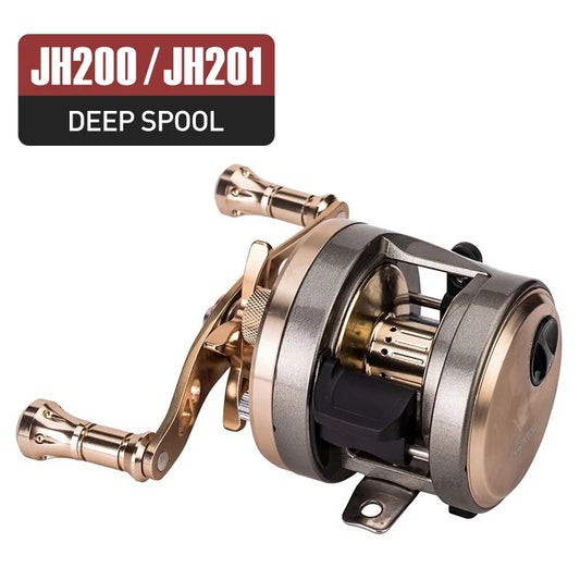 SEASIR JH All-Metal Drum Baitcasting Reel | 9+1BB | 7kg Drag | Saltwater Ready