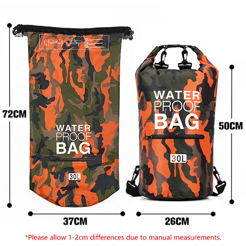 Waterproof Dry Backpack with Wet Separation Pocket | 15L / 30L