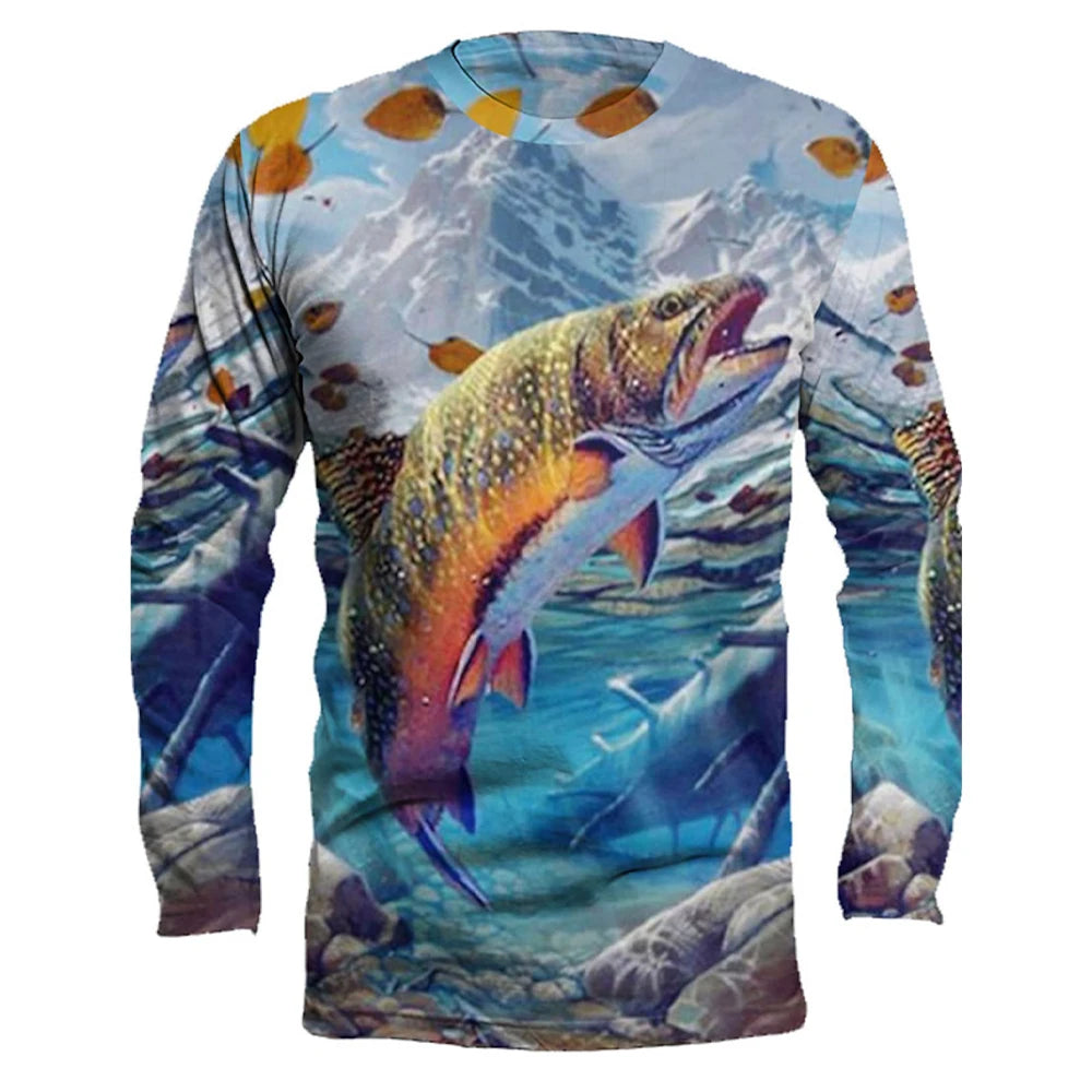 Men’s UPF50+ Fishing shirt| UV Protection & Moisture-Wicking Shirt