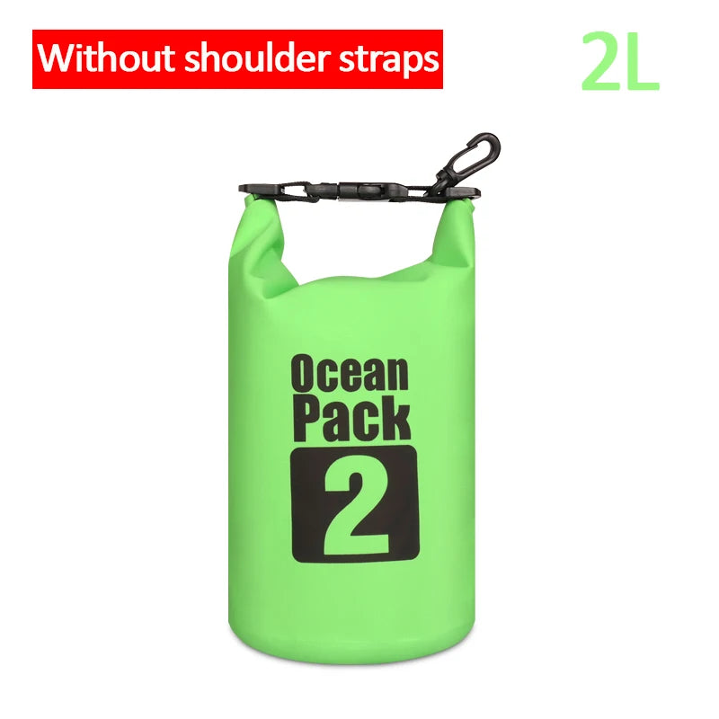 Waterproof Floating Dry Bag | 2L–30L | 500D | Fishing, Boating & Swimming