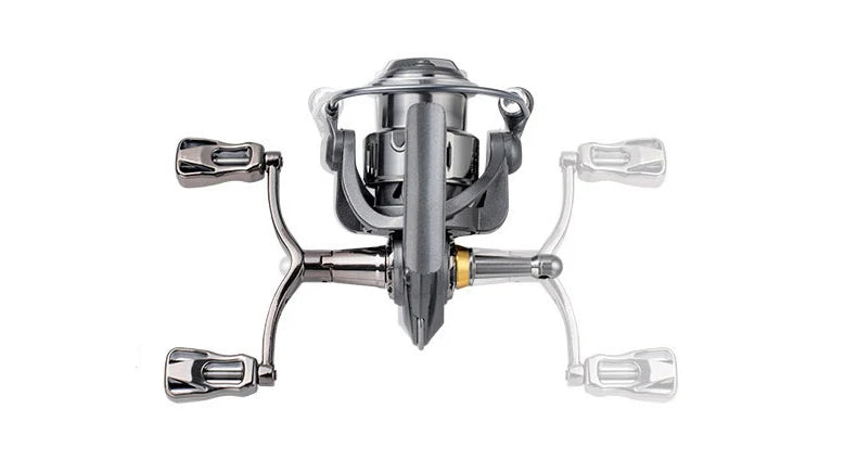 2500S / 3000M Spinning Reel – 3+1 Bearings, 8 kg Drag & CNC Metal Double Handle (Fresh & Saltwater)