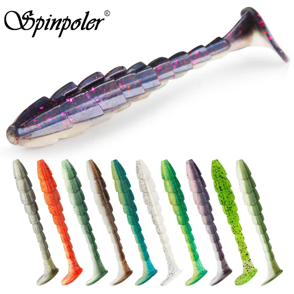 Spinpoler Breaker Paddle Tail Soft Lures | 7cm / 9cm / 11.5cm Salted Swimbaits