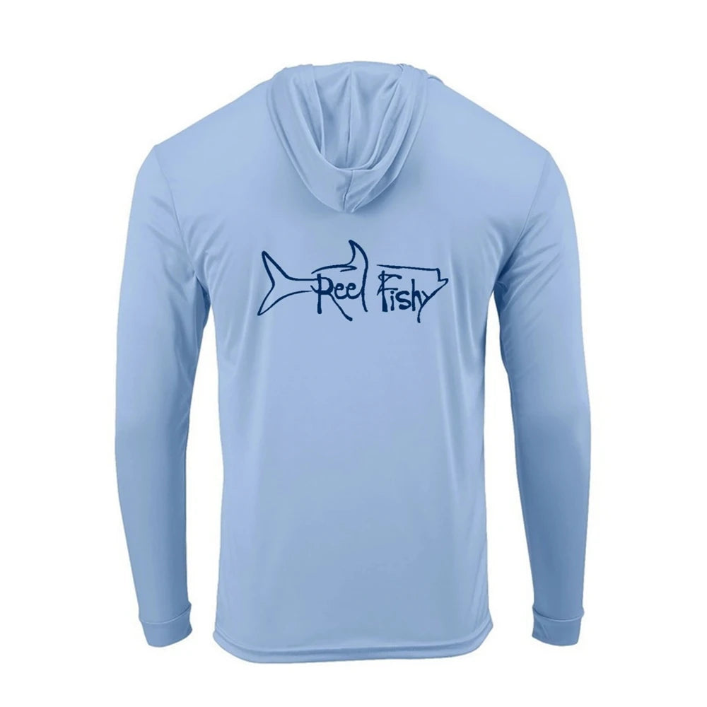 Men’s Long Sleeve Fishing Shirt with Hood | UPF50+ Outdoor Performance Top