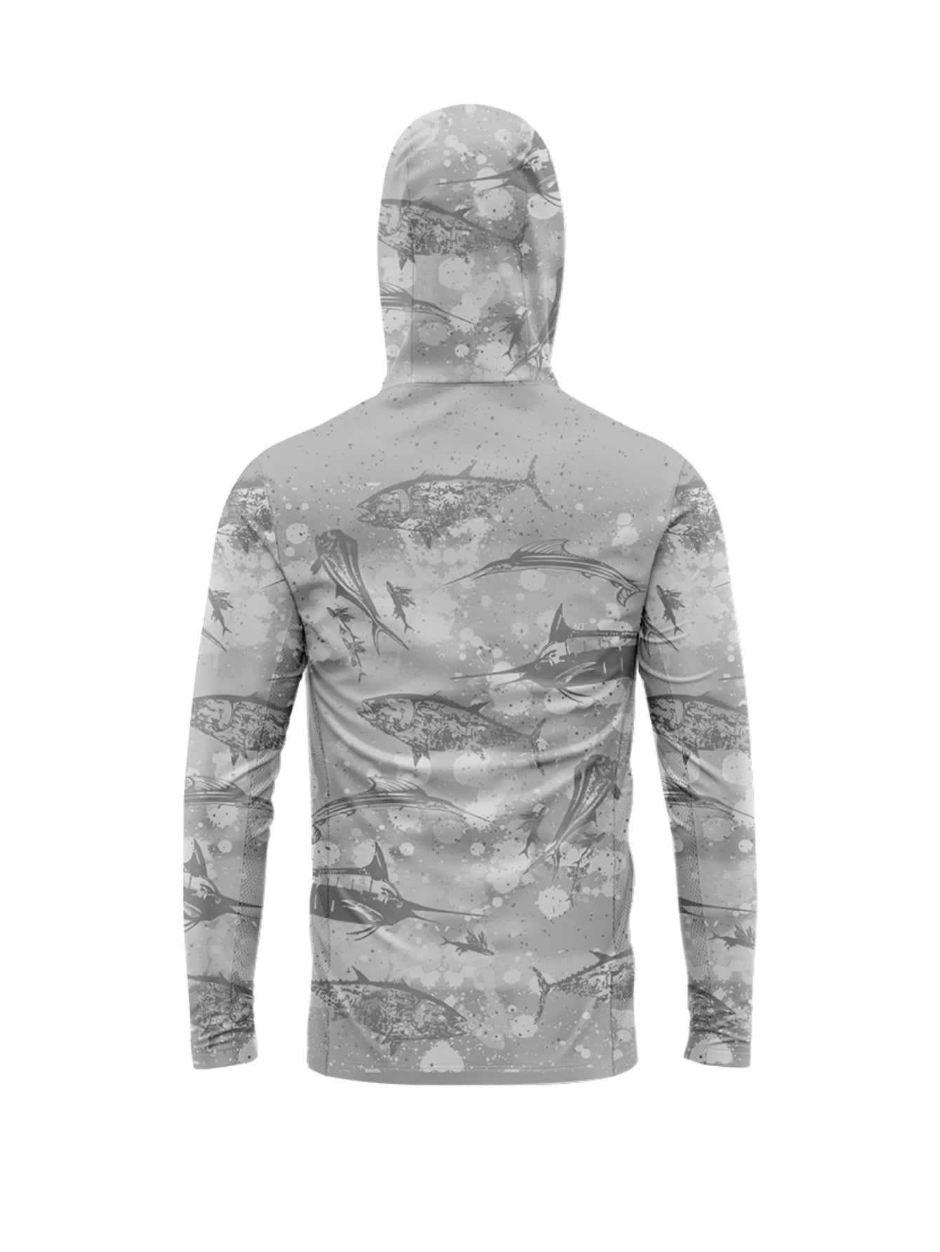 MALFC Men’s UPF50+ Fishing Hoodie | Long Sleeve Sun Protection Fishing Shirt