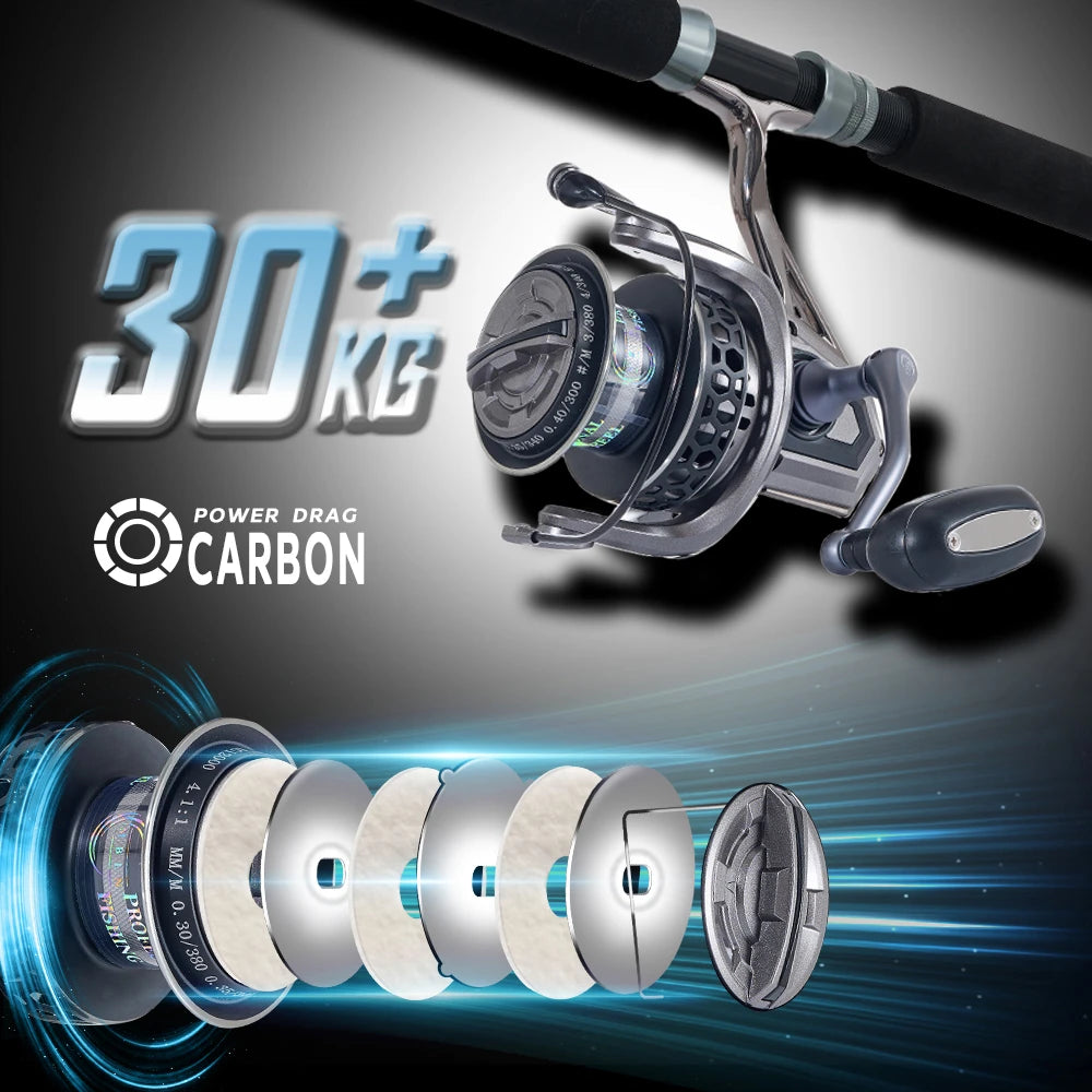 MBLN 8000–12000 Series Spinning Reel 30 kg max drag