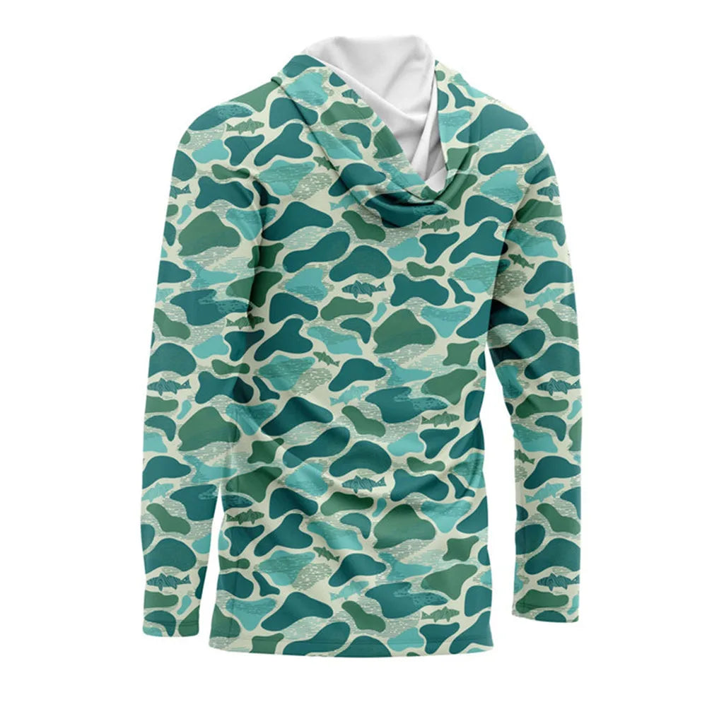 Men’s Long Sleeve Fishing Shirt – Quick-Dry, Breathable & UPF 50+ Sun Protection