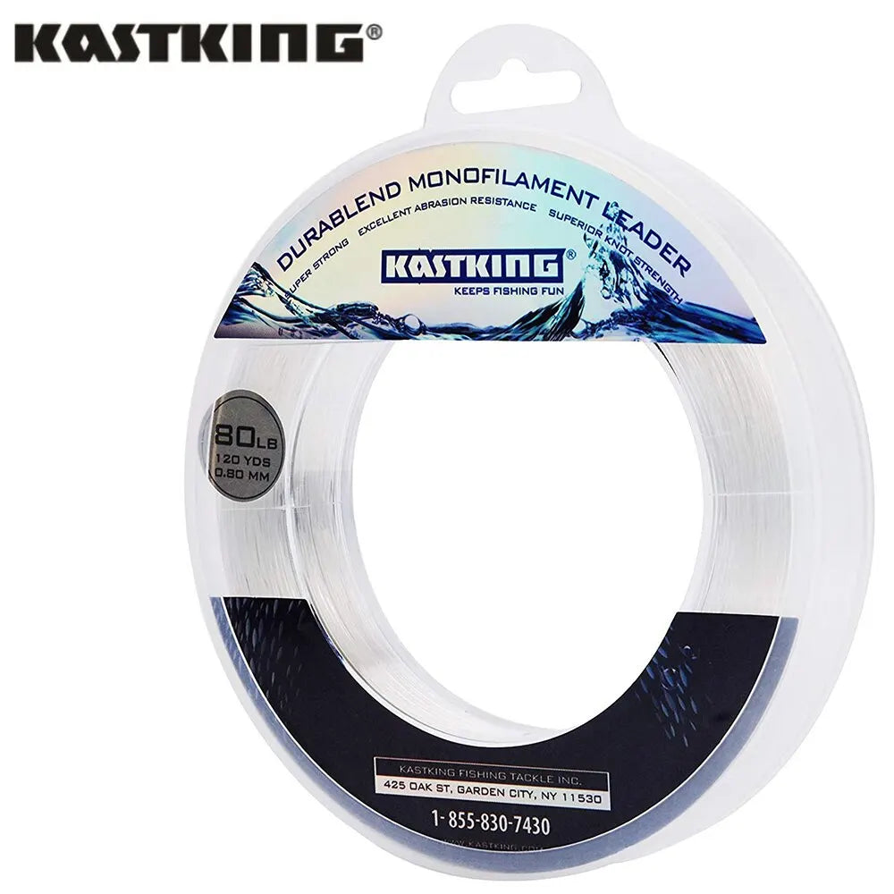 KastKing Fluocarbon Fishing Line | 20–200LB | 110m | Super Strong Nylon | 0.40–1.40mm | Boat & Saltwater Ready