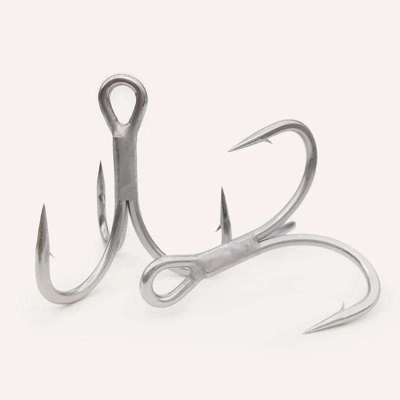 LUREHOLIC Treble Hooks | 3X / 4X Super Strong | Super Slide & Ultra Anti-Rust Coating | 8-Pack