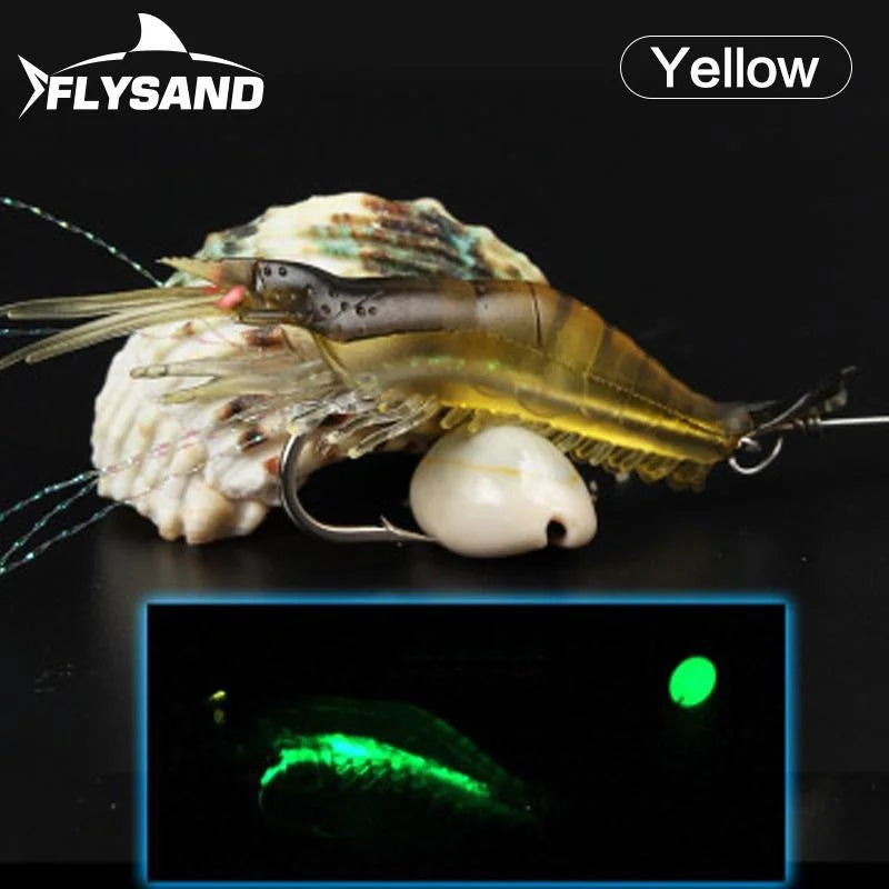 FLYSAND Bionic Crab Soft Lure | Silicone 3D Crab Bait with Hook | 1pc Jig Head Lure
