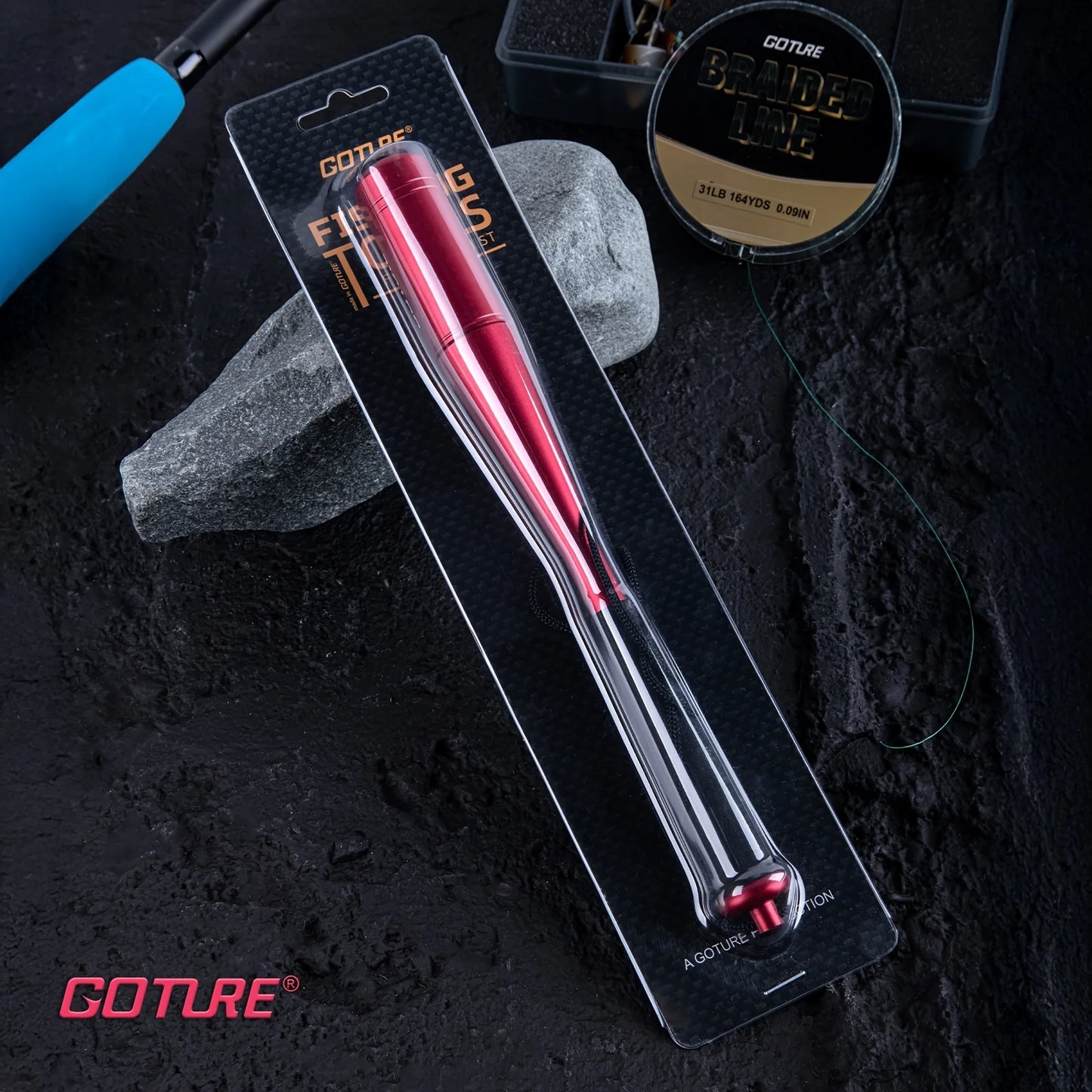 Goture Aluminum Fish Bat | Fishing Priest with EVA Grip | Lightweight Fish Dispatch Tool