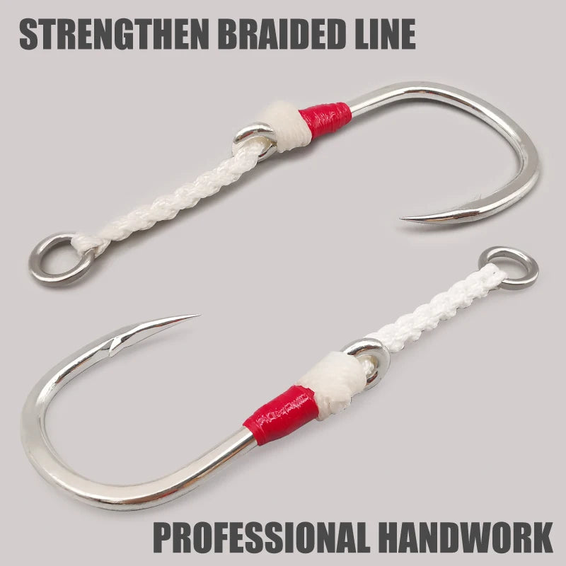 4-PJ Power Jigging Assist Hooks | BKK Single Assist Hooks | Heavy Duty Saltwater Jig Hooks