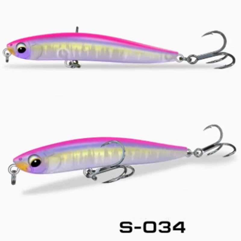 StrikeForce 70mm Stickbait Fishing Lure | 10g Sinking / 4.3g Floating Pencil Lure