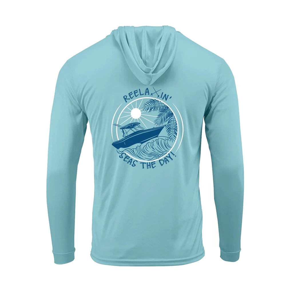 Men’s Long Sleeve Fishing Shirt with Hood | UPF50+ Outdoor Performance Top