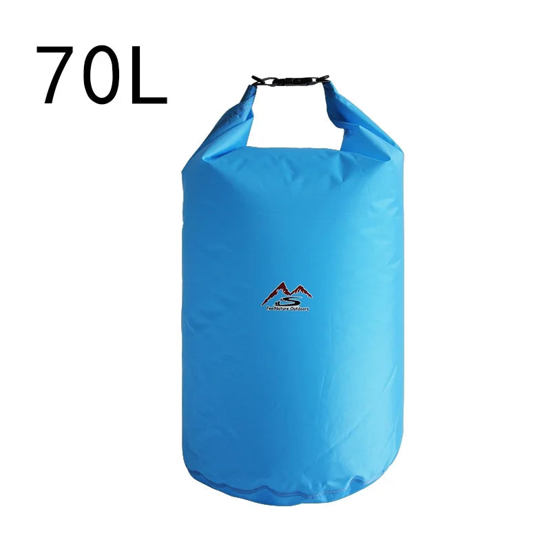 Heavy-Duty Waterproof Dry Bag | 5L–70L | Camping, Kayak & Fishing Use
