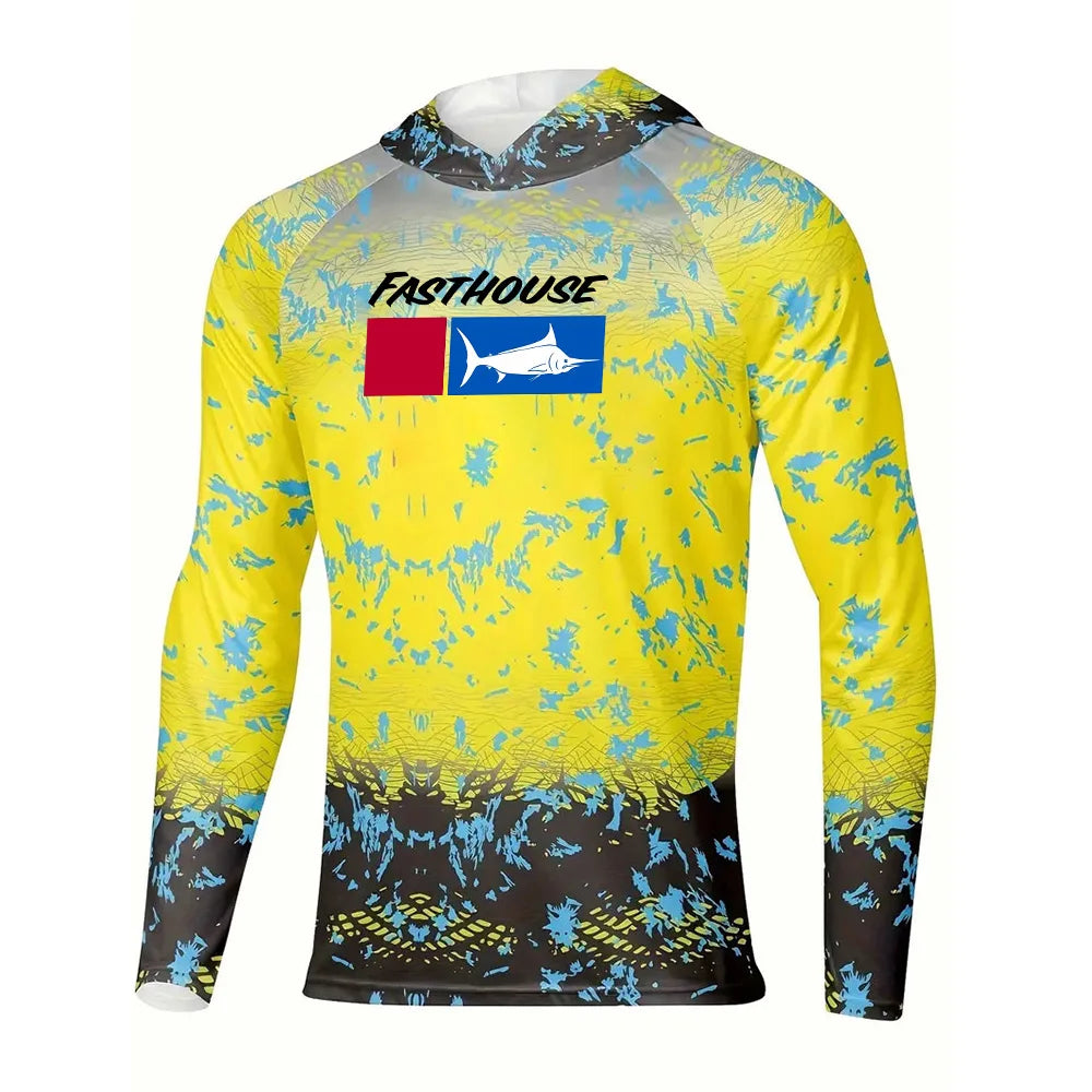 UPF 50+ Australian Summer Fishing Hoodie | Sun Safe Quick-Dry Long Sleeve Shirt