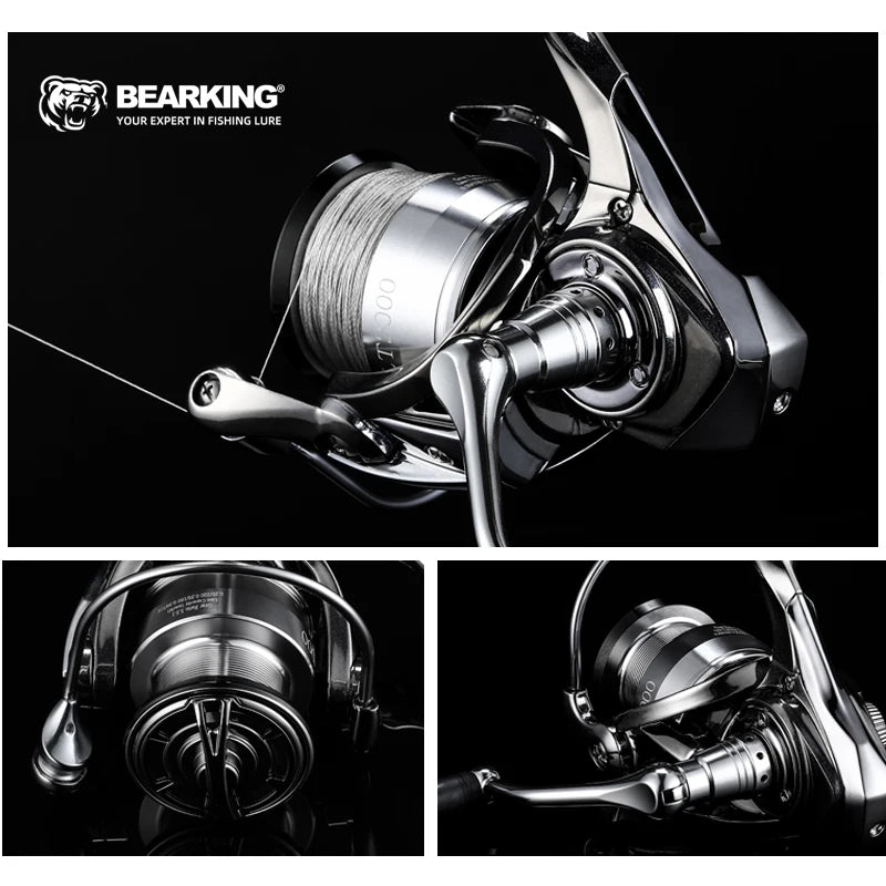 BEARKING LT Series Spinning Reel – 5.5:1 Gear Ratio, 15 kg Max Drag & Lightweight 206 g Design