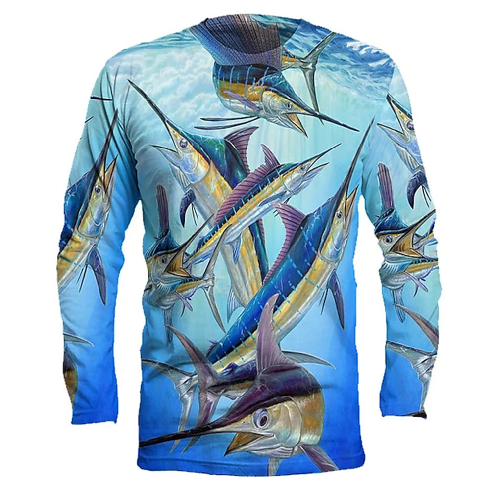 Men’s UPF50+ Fishing shirt| UV Protection & Moisture-Wicking Shirt