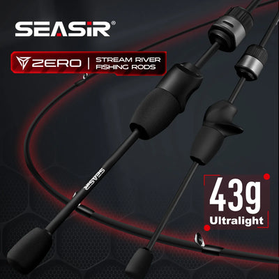 Seasir Zero BFS Ultralight Rod | 1.53m | 2-Piece | 1.5–6g Lures | Carbon Fiber Stream & River Rod