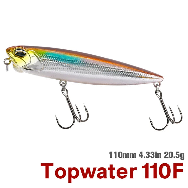 TSURINOYA DW58 Topwater Pencil Lure | 110mm 20.5g Floating Walk-the-Dog Stickbait