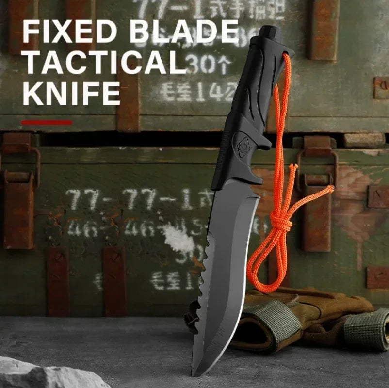 Fixed Blade Outdoor Knife | 5Cr15 Steel Blade | 20cm Overall Length