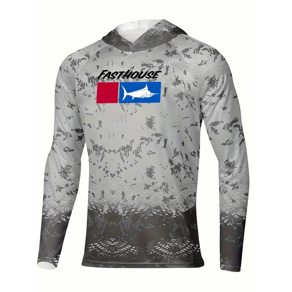 UPF 50+ Australian Summer Fishing Hoodie | Sun Safe Quick-Dry Long Sleeve Shirt
