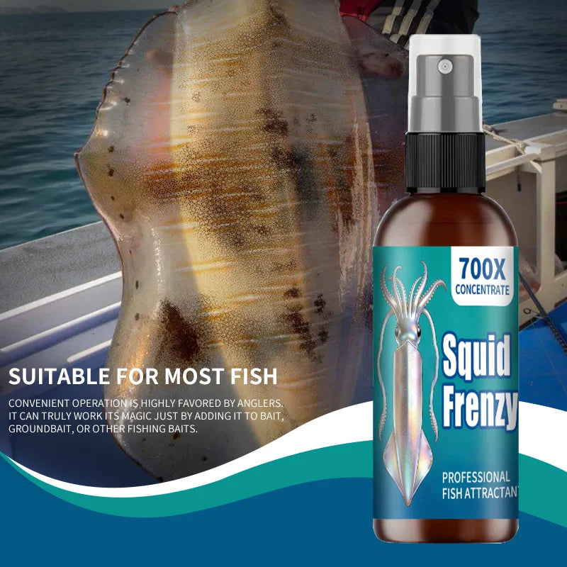 Squid Attractant Fishing Liquid | Multi-Effect Squid Scent | Professional Squid Fishing Additive